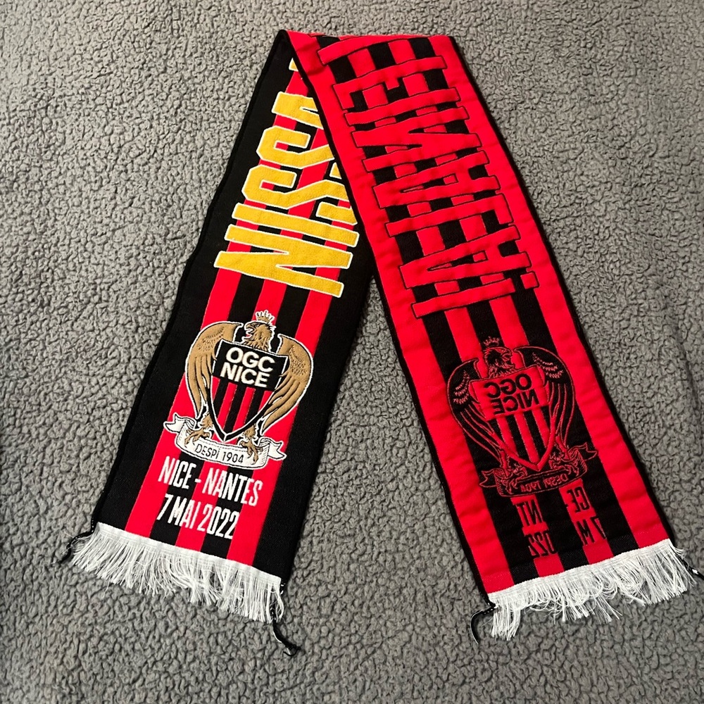 OGC‎ Nice Commemorative Scarf 🏴🔴⚫